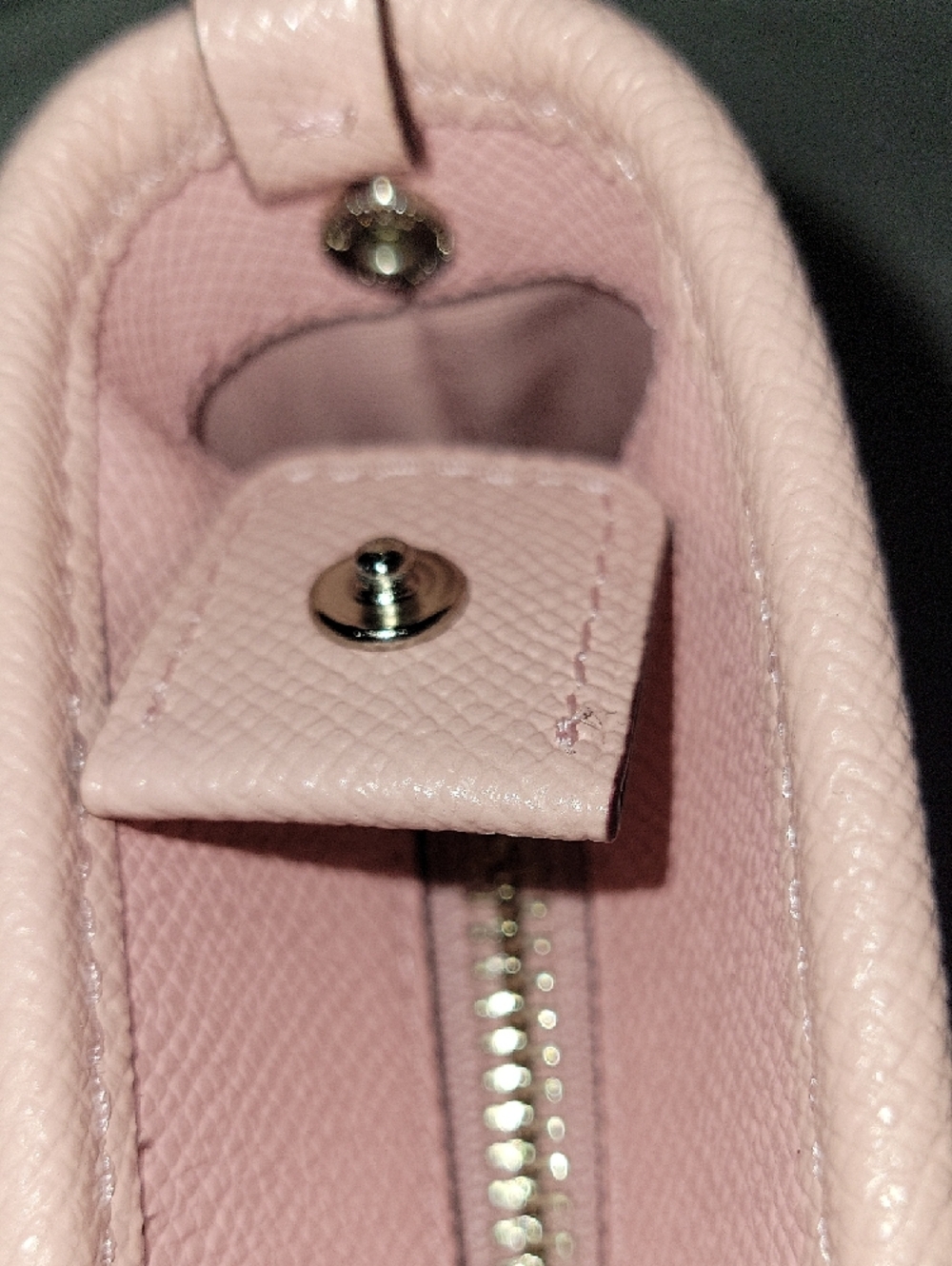 Coach Blush Pink Leather Tote with Double Straps - Picture 15 of 15